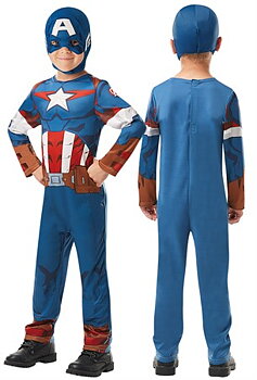 Utklädning för Barn Captain America Small