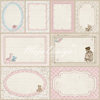 Maja Design Vintage Baby - Journaling cards pink