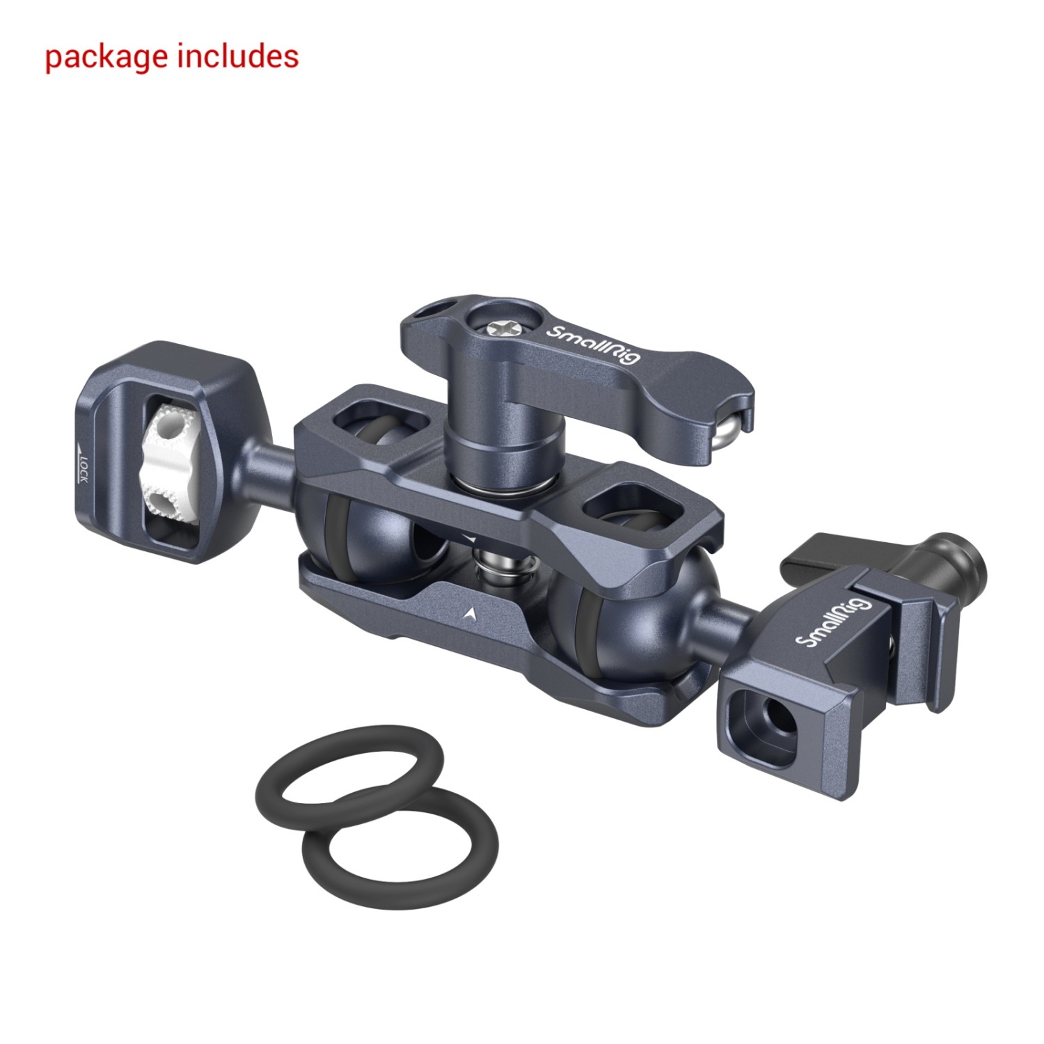SMALLRIG MAGIC ARM WITH DUAL BALL HEADS (1/4”-20 SCREW AND NATO CLAMP) 3875 - 3