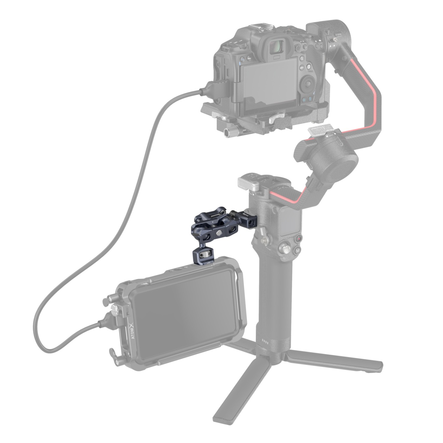 SMALLRIG MAGIC ARM WITH DUAL BALL HEADS (1/4”-20 SCREW AND NATO CLAMP) 3875 - 8