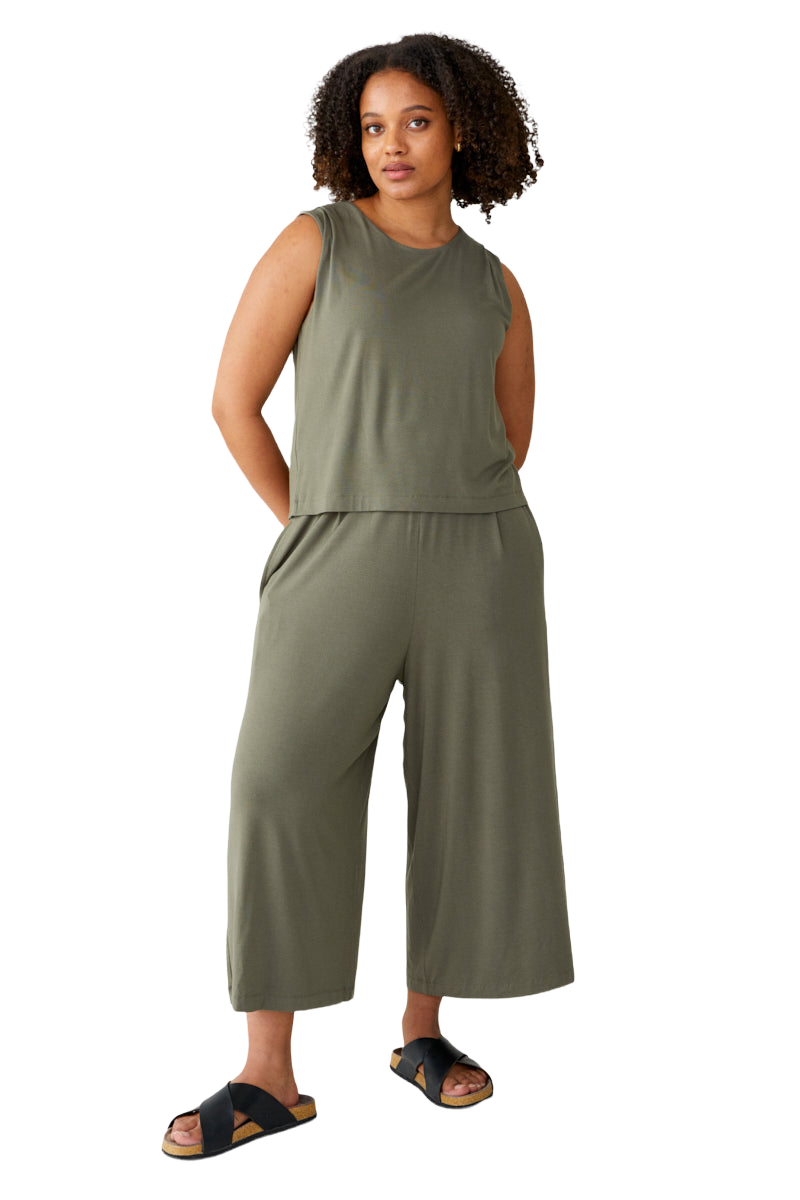 OVERSIZE JUMPY - LYOCELLBAMBU - KHAKI
