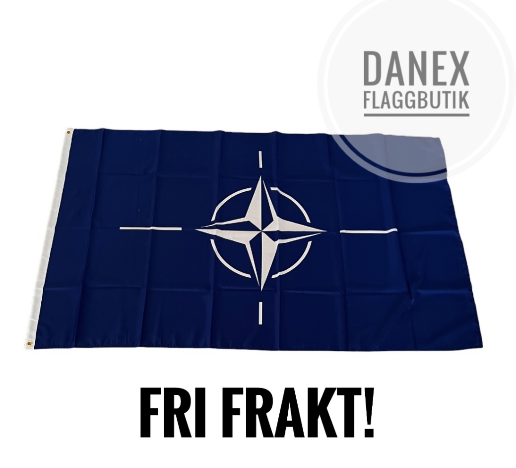 NATO flagga - 90x150cm 