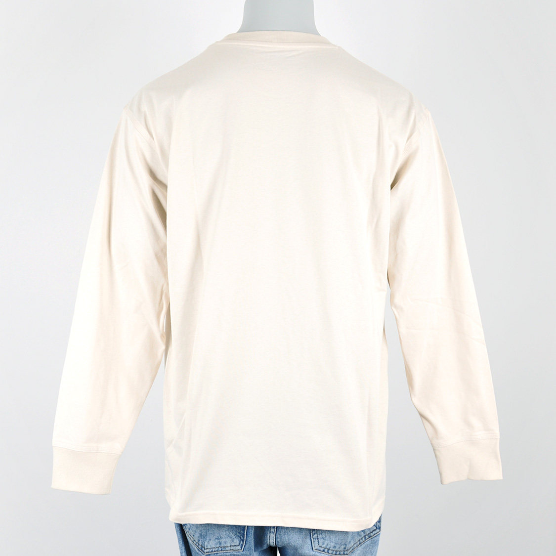 Carhartt WIP - American Script Long Sleeve Natural - 2
