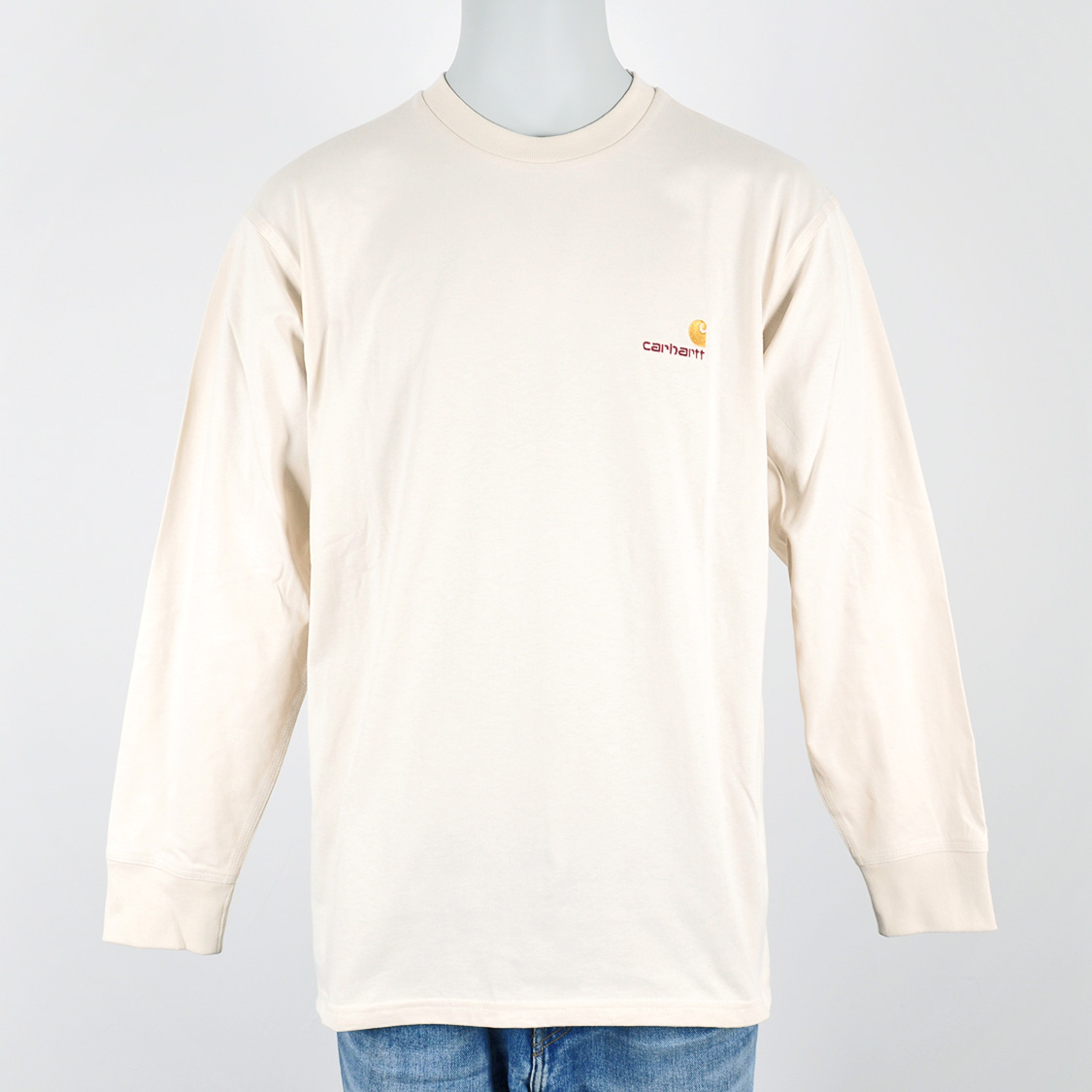 Carhartt WIP - American Script Long Sleeve Natural