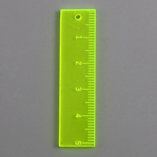 Berlock - Resin ,  Ruler Neon yellow