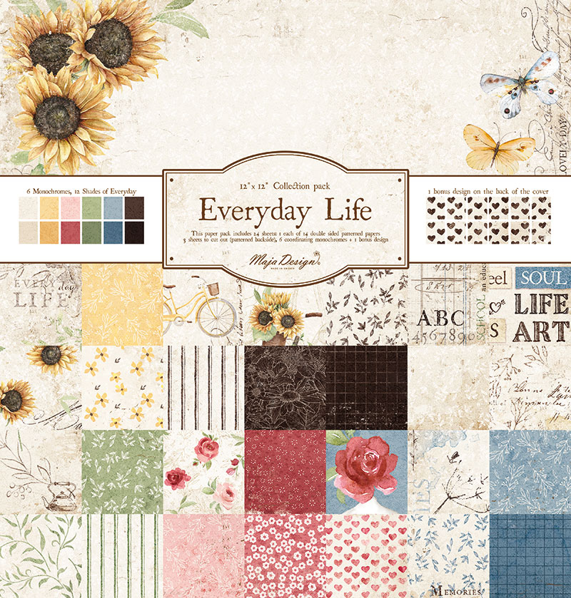 Maja Design - Everyday Life - hela serien 24 ark 12" x 12"