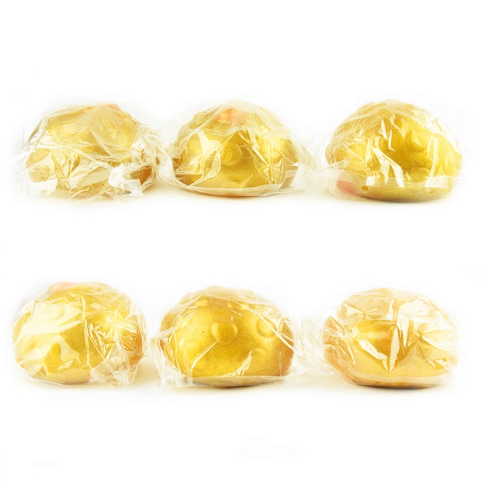 Guld Squishboll med Glitter, 15 cm - Robetoy - 2