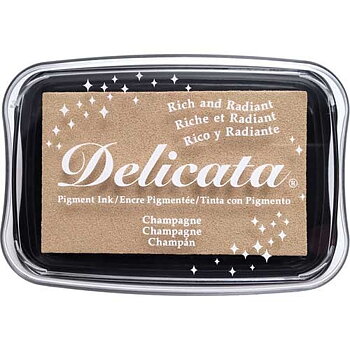 Stämpeldyna Champagne Shimmer - Tsukineko 75x45 mm
