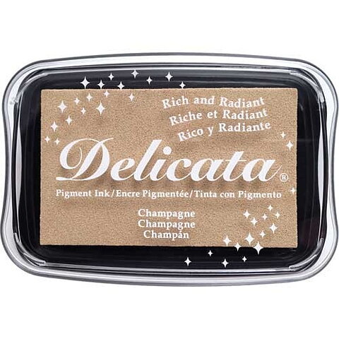 Stämpeldyna Champagne Shimmer - Tsukineko 75x45 mm