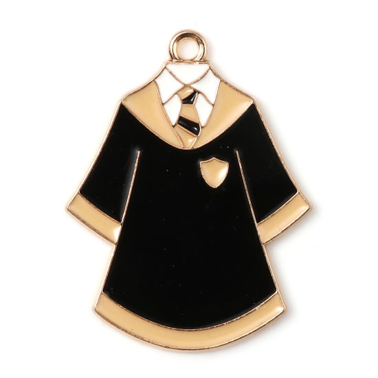 Berlock -  Emaljerad  dress,  Harry potter, Svart / brun