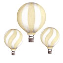 Citrongula Vintage Luftballonger