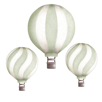 Pistaschgröna Vintage Luftballonger