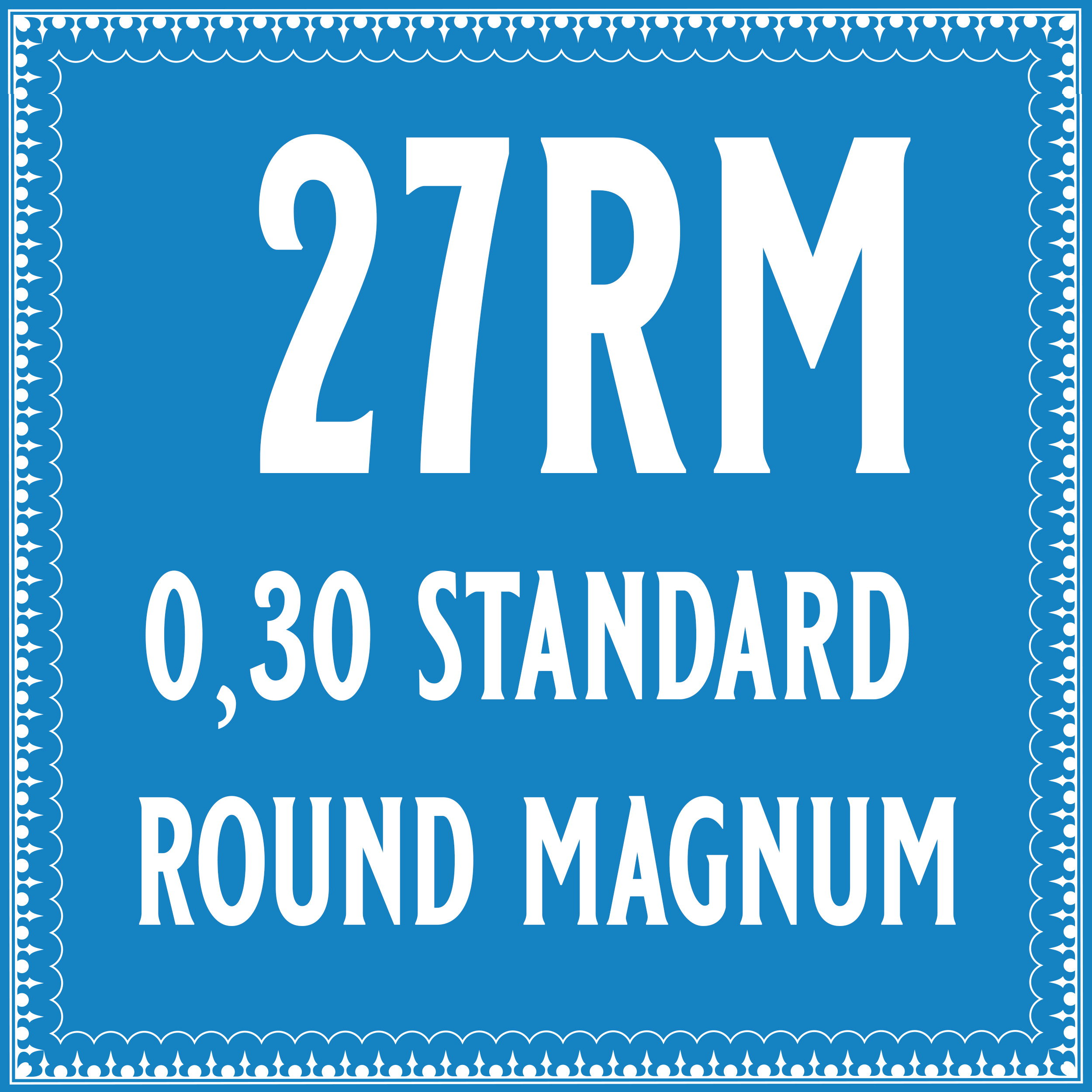 30/27 Bugpin Round Magnum Cartridge