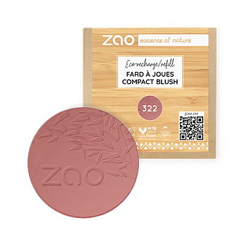 ZAO Refill Compact Blush 322 Brown Pink