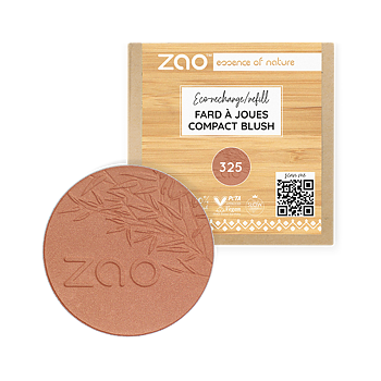 ZAO Refill Compact Blush 325 Golden Coral