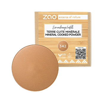 ZAO Refill  Mineral Cooked Bronzer 342 Bronze Copper