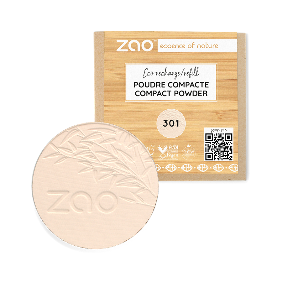 ZAO Refill Compact Powder 301 Ivory