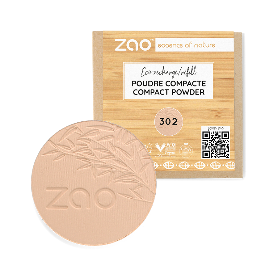 ZAO Refill Compact Powder 302 Pink beige