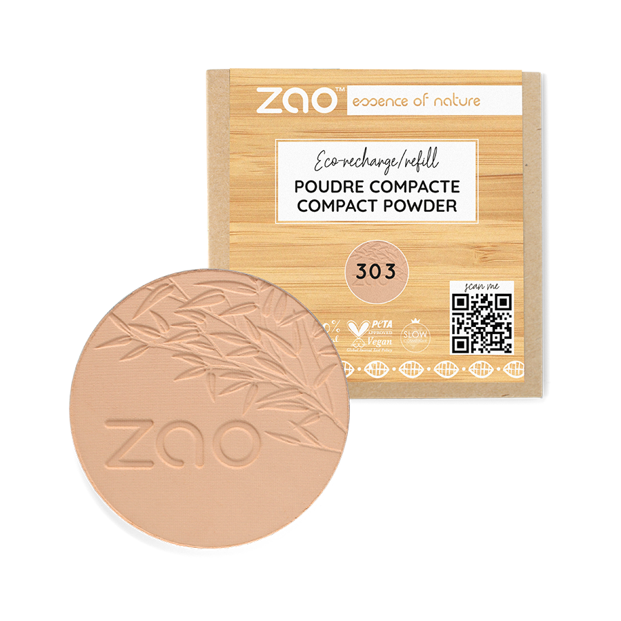 ZAO Refill Compact Powder 303 Apricot Beige