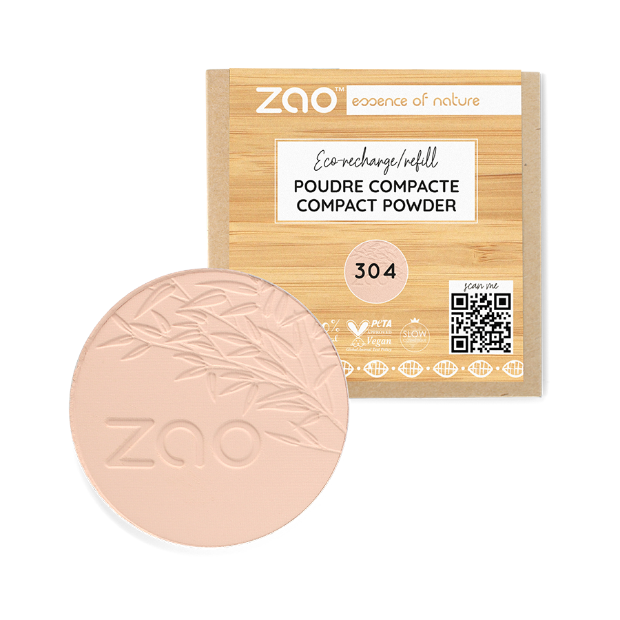 ZAO Refill Compact Powder 304 Capuccino