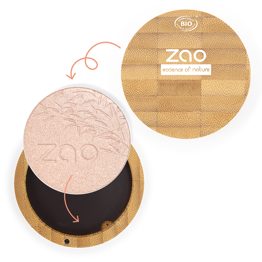 ZAO Shine-up Powder 310 Pink Champagne - 3
