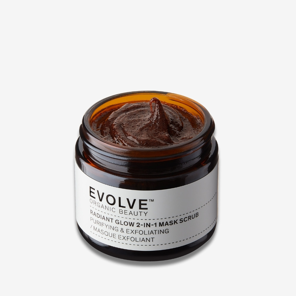 EVOLVE Radiant Glow 2-in-1 Mask Scrub 60ml