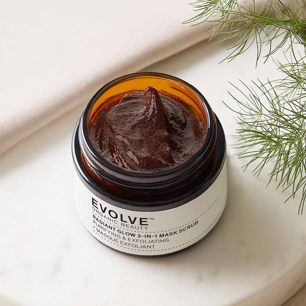EVOLVE Radiant Glow 2-in-1 Mask Scrub 60ml - 2