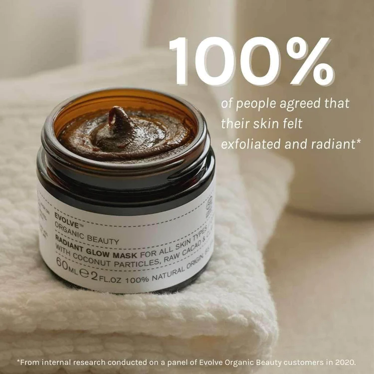 EVOLVE Radiant Glow 2-in-1 Mask Scrub 60ml - 6