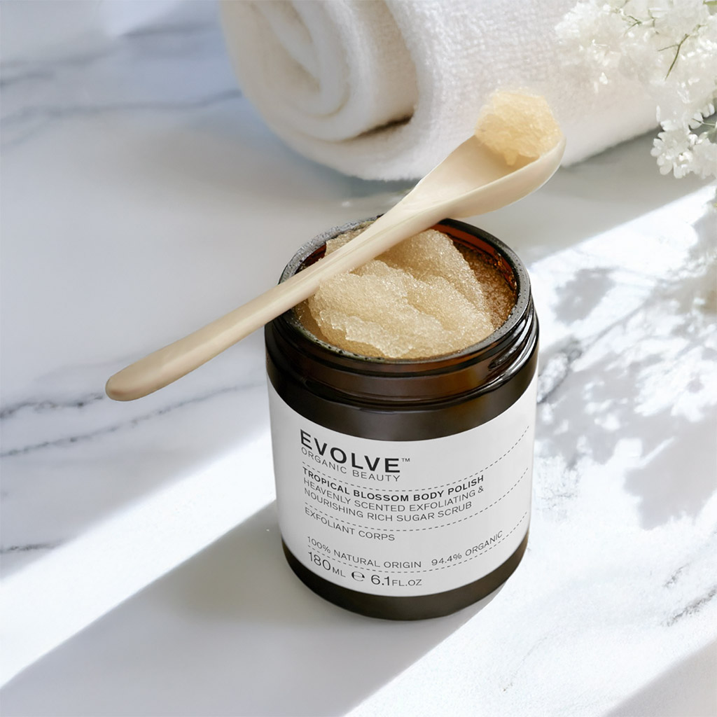 EVOLVE Tropical Blossom Body Polish 180ml - NEW - 2