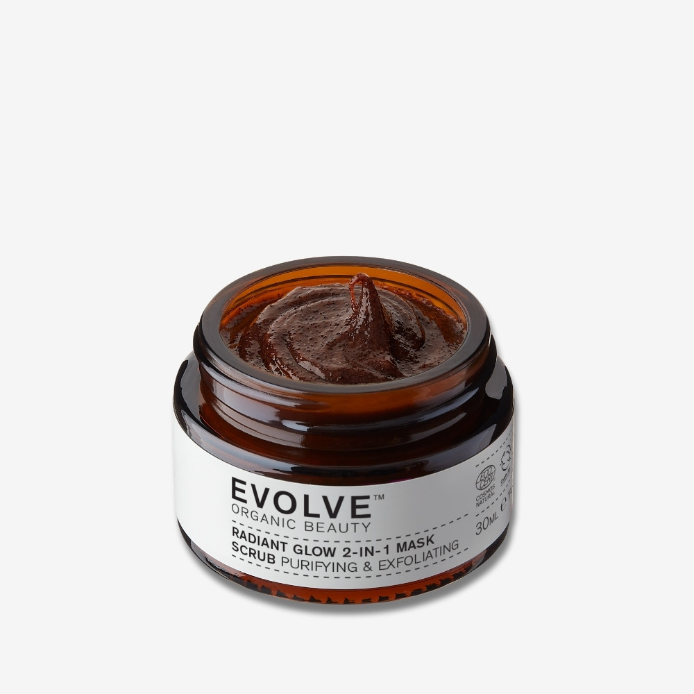 EVOLVE Radiant Glow 2-in-1 Mask Scrub 30ml