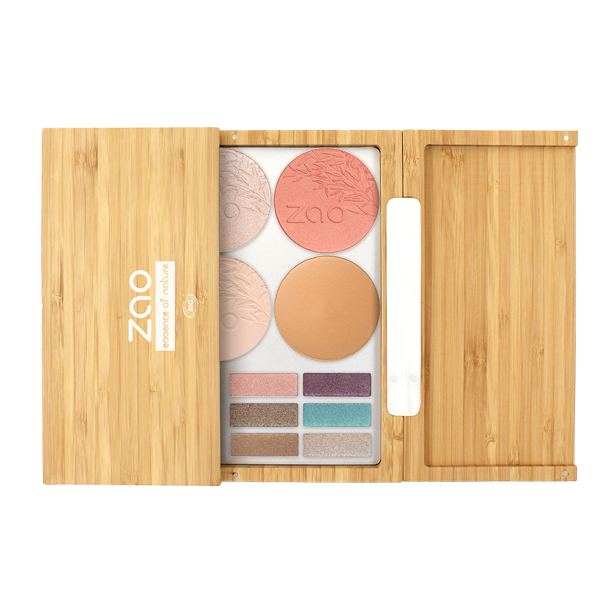 ZAO Refillable Magnetic Bamboo Palette XL (tom) - 2