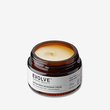 Tester EVOLVE Cotton Fresh Deodorant Cream 30ml