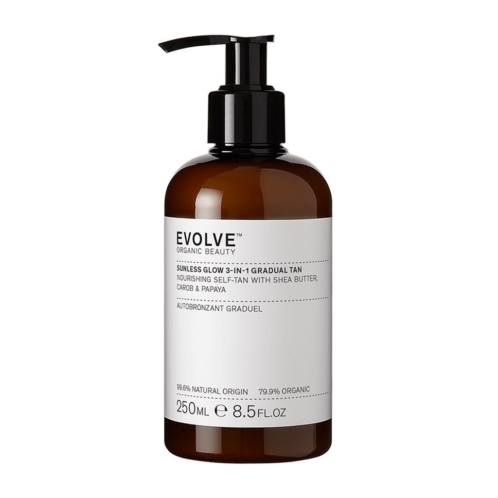 Tester EVOLVE Sunless Glow 3-in-1 Gradual Tan 250ml - NEW