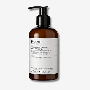 Tester EVOLVE African Orange Aromatic Hand & Body Lotion 250ml