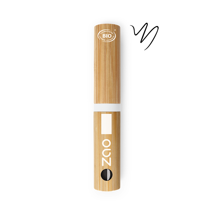 ZAO Liquid Eyeliner Brush 070 Intense Black - 3