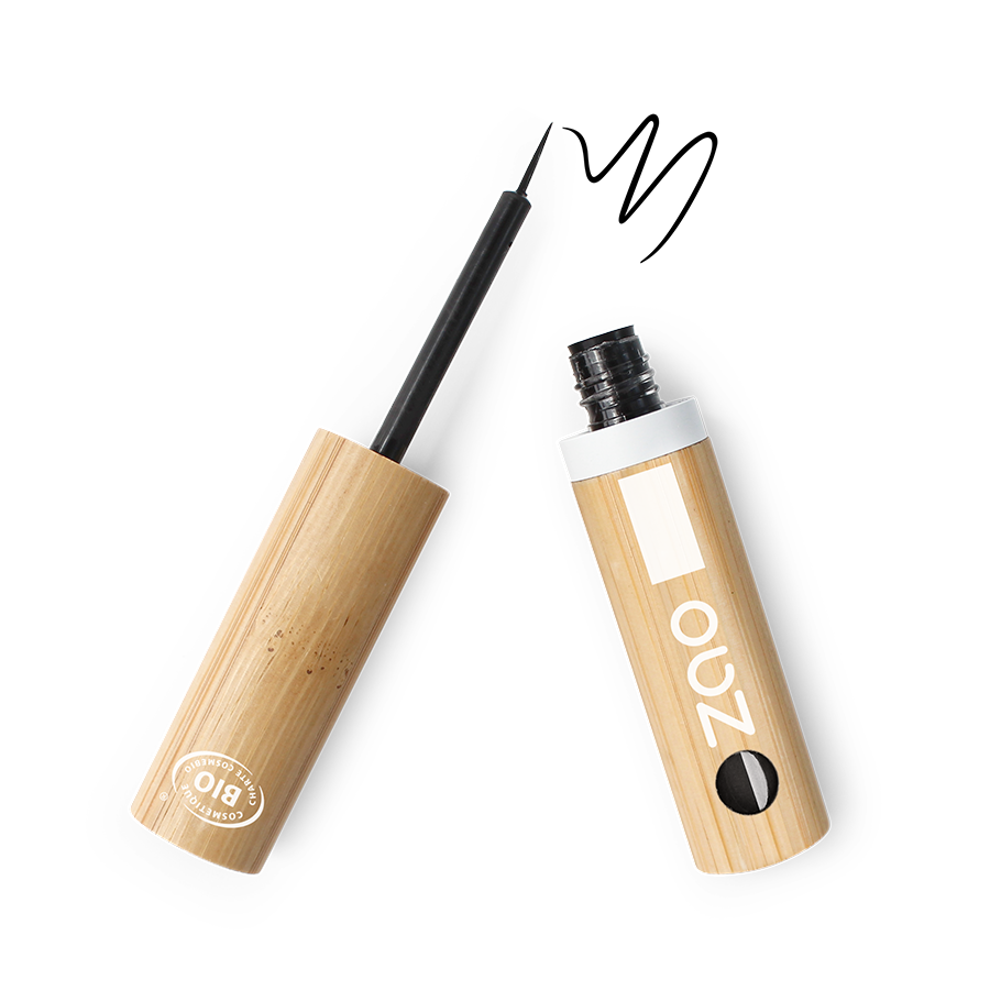 ZAO Liquid Eyeliner Brush 070 Intense Black