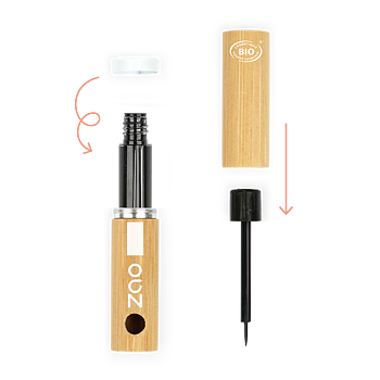 ZAO Liquid Eyeliner Brush 070 Intense Black