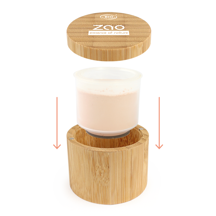 ZAO Refill Mineral Silk 501 Clear Beige - 3