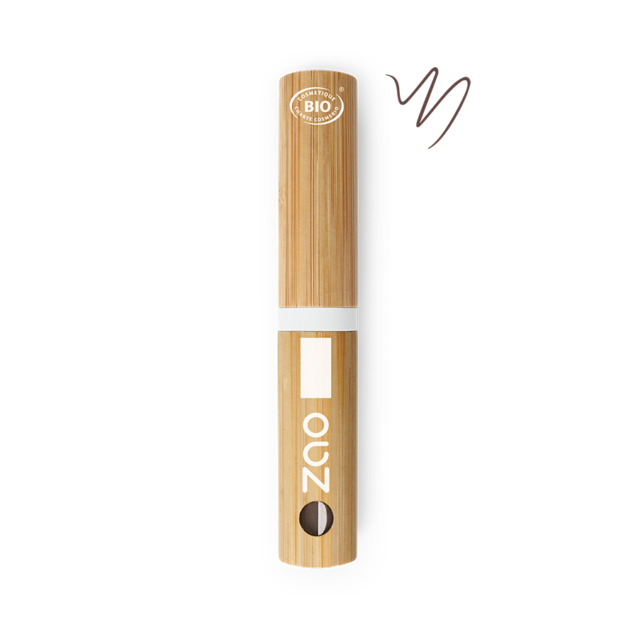 ZAO Liquid Eyeliner Brush 071 Dark Brown - 3