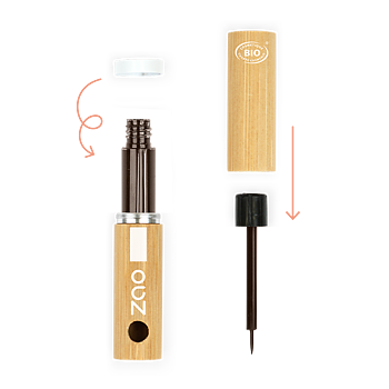 ZAO Liquid Eyeliner Brush 071 Dark Brown