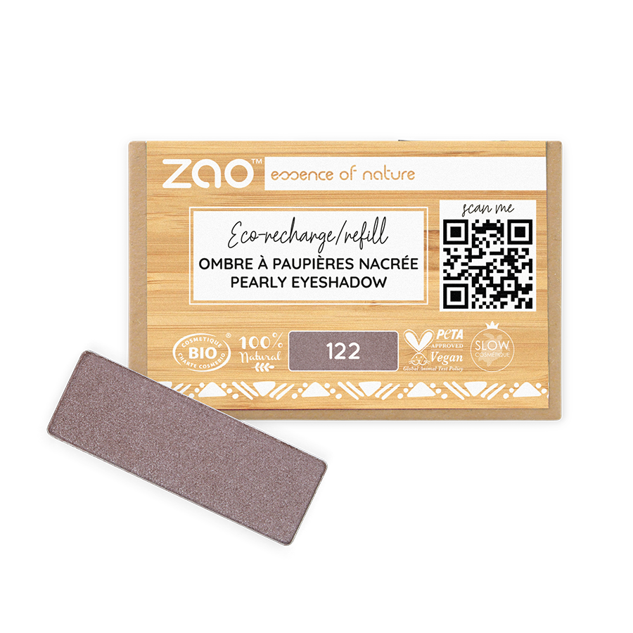 ZAO Refill Rectangle Eye Shadow 122 Desert Rose