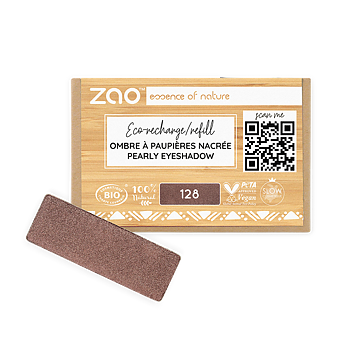 ZAO Refill Rectangle Eye Shadow 128 Tiramisu
