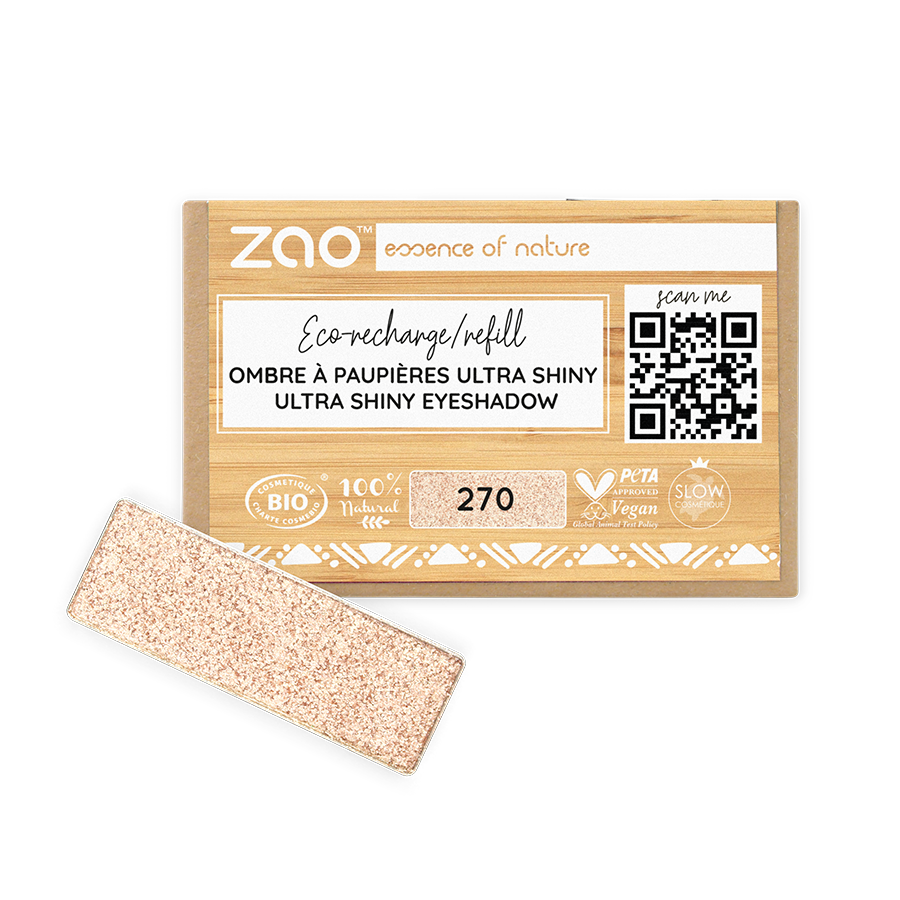 ZAO Refill Rectangle Eye Shadow 270 Champagne