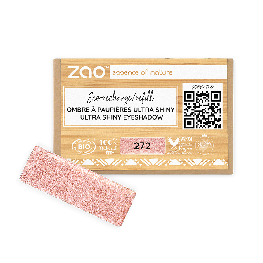 ZAO Refill Rectangle Eye Shadow 272 Fairy Pink