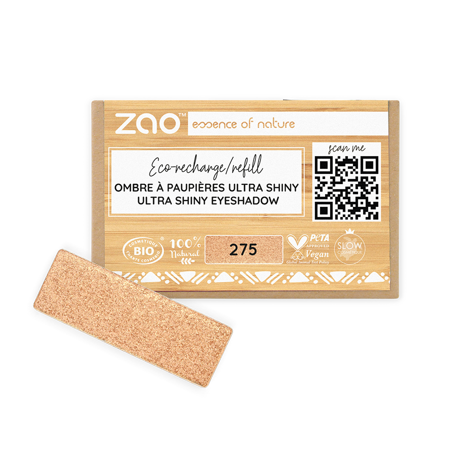 ZAO Refill Rectangle Eye Shadow 275 Golden orange