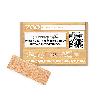 ZAO Refill Rectangle Eye Shadow 275 Golden orange