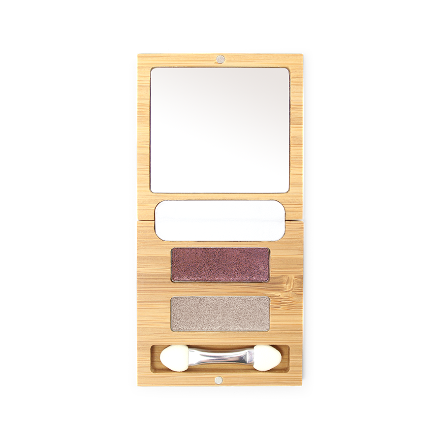 ZAO Refillable Bamboo Duo Palette (tom) - 3