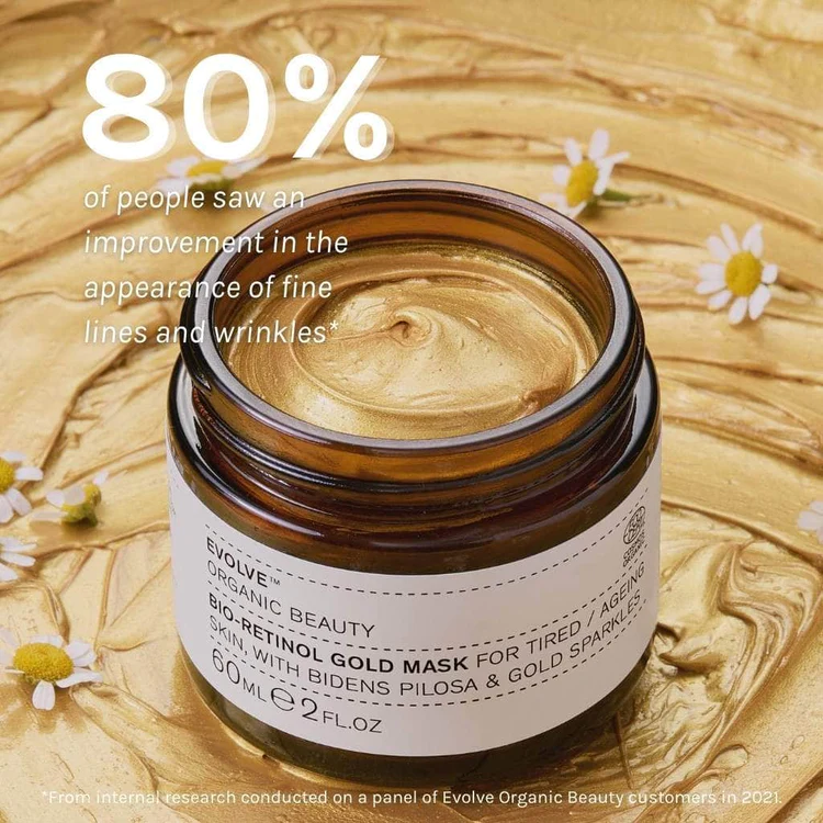 EVOLVE Bio-Retinol Gold Mask 60ml - 5