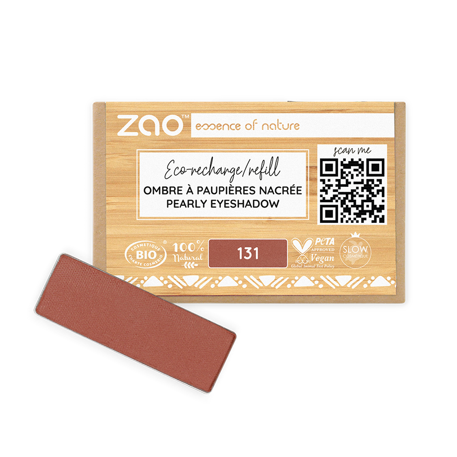 ZAO Refill Rectangle Eye Shadow 131 Sienna Earth