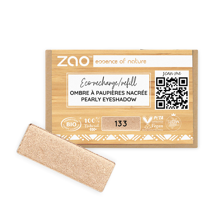 ZAO Refill Rectangle Eye Shadow 133 Goldy
